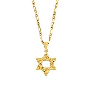 18k gold plated Hexagram Necklace (Star of David)